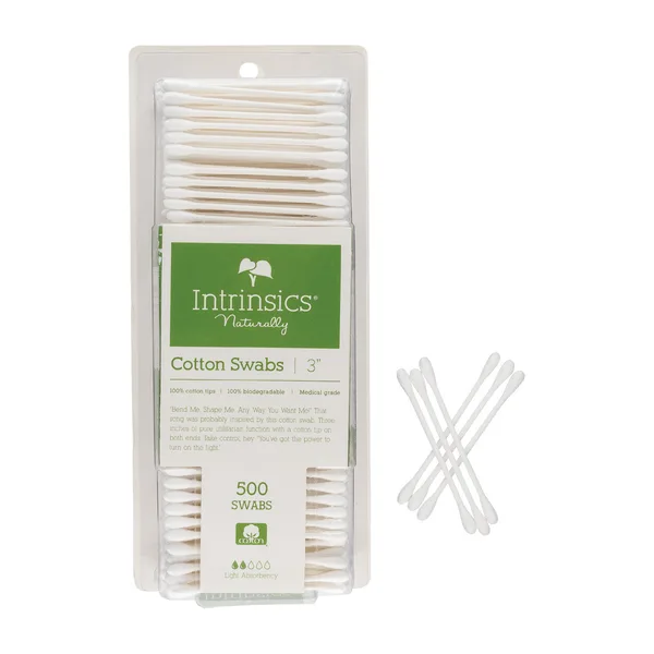 A pack of Intrinsics cotton swabs